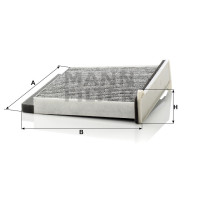 Фильтр салона MANN-FILTER CUK 2231